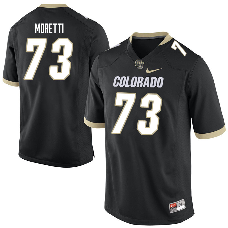 Men #73 Jacob Moretti Colorado Buffaloes College Football Jerseys Sale-Black